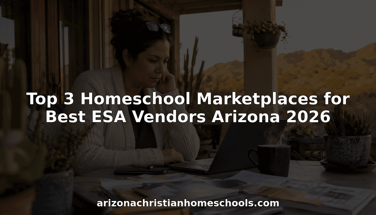 Top 3 Homeschool Marketplaces for Best ESA Vendors Arizona 2026